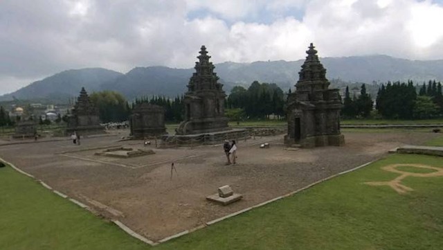 Rute ke Candi Arjuna, foto: Google Street View