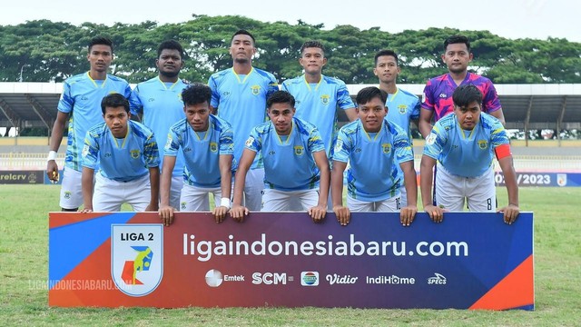 Skuad pemain Perserang di Liga 2 2022/23. Foto: Dok. PT LIB