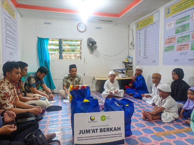 Bantuan Masjid As-Salaam KPP Pratama Tarakan & Tanjung Redeb bersama IZI Kaltara