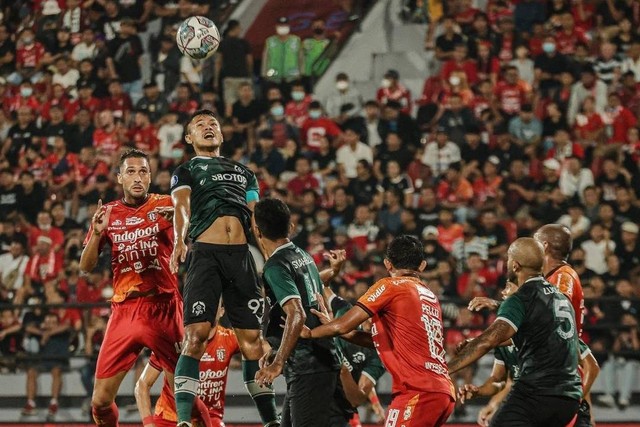 Bali United vs Persikabo, di Liga 1, Jumat (30/9/2022). Foto: Instagram/@baliunitedfc