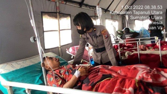 Situasi korban gempa di Tapanuli Utara, Sabtu (1/10/2022).  Foto: Dok. Istimewa