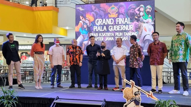 Grand Final Piala Gubernur Grab Ksatriya Pilih Tanding Chapter Jateng 2022 di Solo Grand Mall, Sabtu (01/10/2022). FOTO: Fernando Fitusia