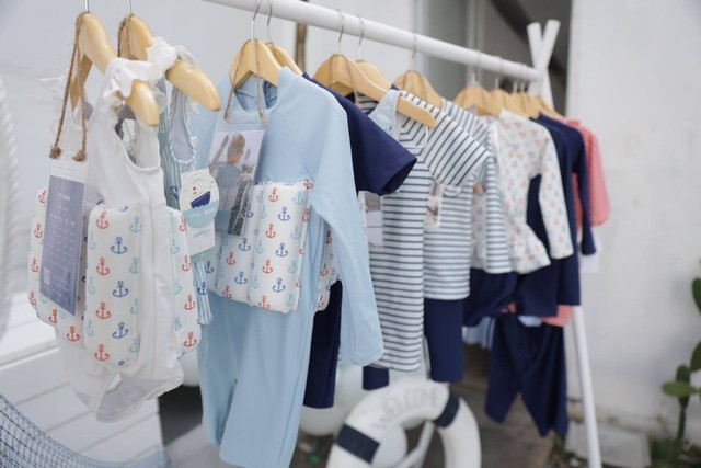 Lee Vierra X Blibli meluncurkan pakaian renang eksklusif dalam koleksi BON VOYAGE. Foto: Lee Vierra Kids
