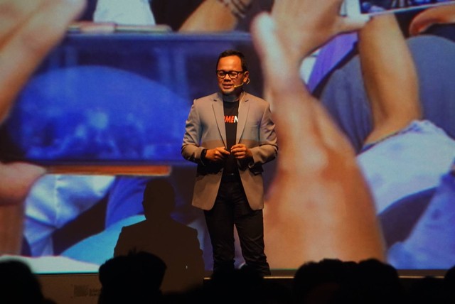 Wali Kota Bogor, Bima Arya di acara Farewell Event Anies Baswedan di Djakarta Theater, Jakarta pada Minggu (2/10). Foto: Iqbal Firdaus/kumparan