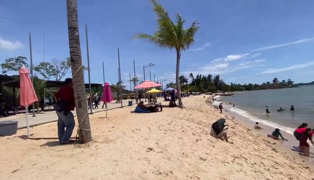 Pantai Glory Melur. (Foto: Reza/Batamnews)