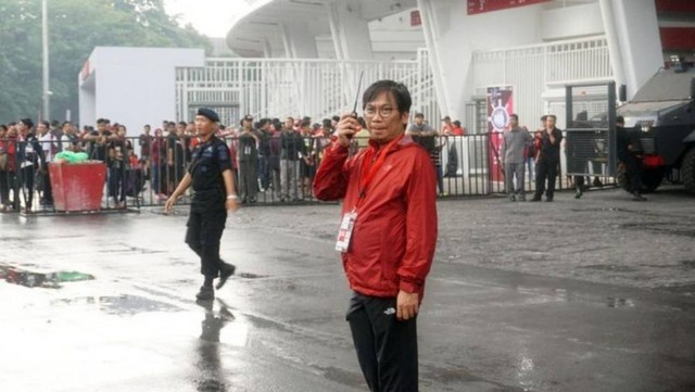Nugroho Setiawan, pemegang lisensi FIFA Security Officer. Foto: PSSI
