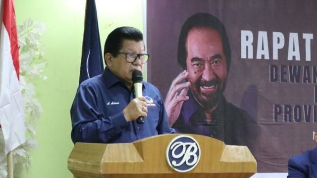 Ketua DPW Partai Nasdem Sulawesi Barat, Anwar Adnan Saleh. Foto: Dok. Partai Nasdem