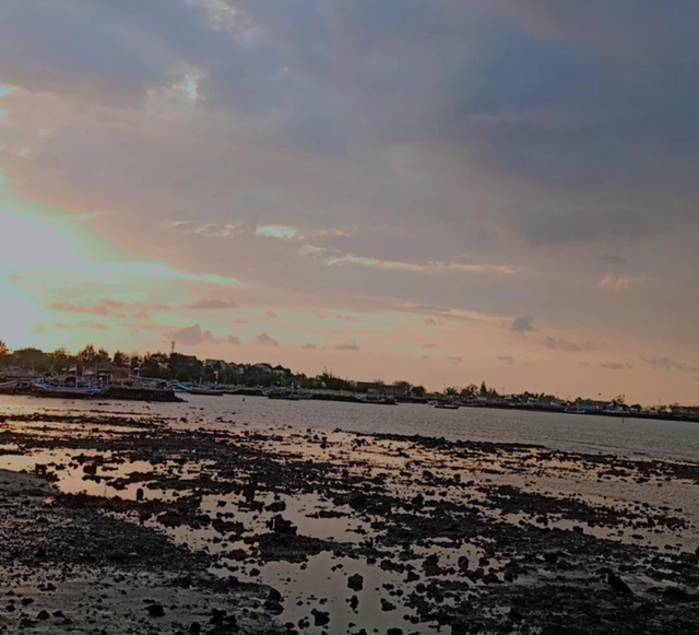 Pemandangan Pesisir Pantai Utara Gresik (Sumber Foto : Dokumen Pribadi)