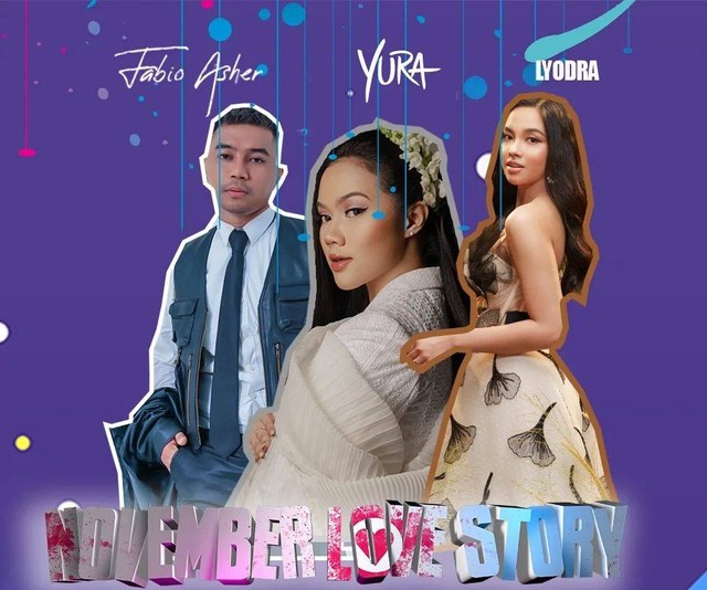 Yura Yunita, Lyodra, hingga Fabio Asher akan memeriahkan panggung November Love Story. Foto: Instagram @november_love_story