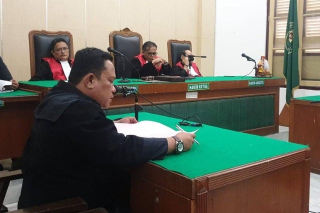 Sidang tuntutan Fakarich di Pengadilan Negeri Medan, Kamis (6/9/2022). Foto: Dok. Istimewa