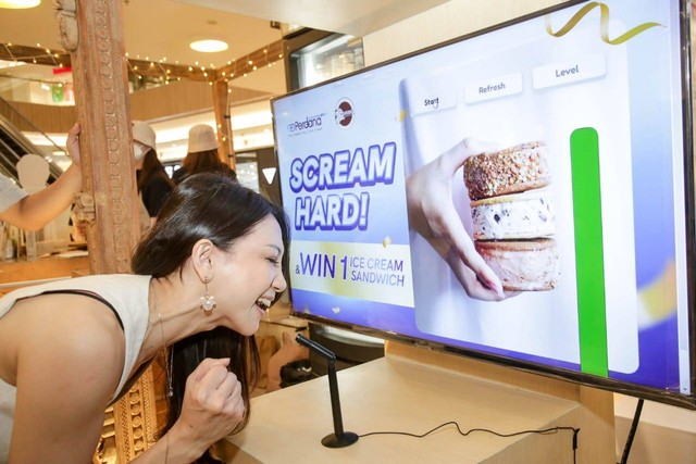 Kontes "I Scream for Ice Cream" di acara Perdana Fair 2022.