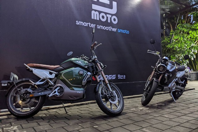 Motor listrik baru Smoto TC dan TC Max meluncur di Indonesia. Foto: Sena Pratama/kumparan