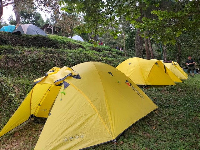 Area kamping di Lembah Ipukan Kuningan Jawa Barat.(Juan)