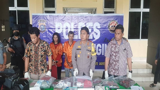 Pelaku pembunuhan ibu dan anak di Kuansing, Riau (ROBI SUSANTO/SELASAR RIAU)