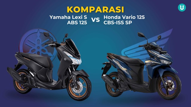 Komparasi otomotif Honda Vario 125 vs Yamaha Lexi 125. Foto: Nathan Giharis