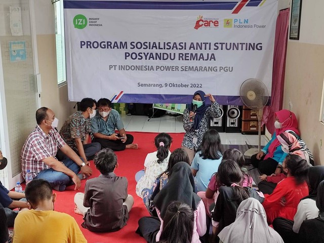 Sosialisasi Anti Stunting Sinergi PT Indonesia Power Semarang PGU dan IZI Jateng