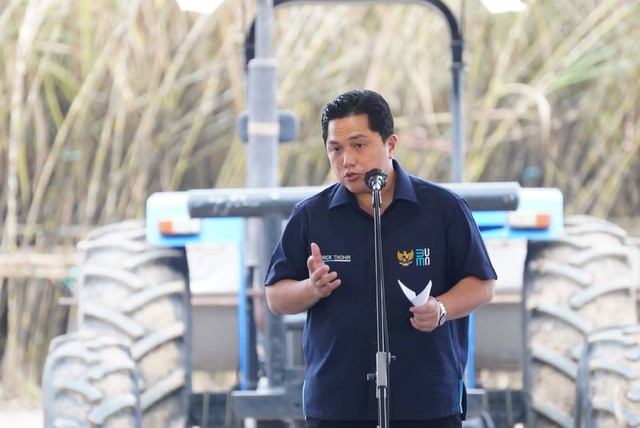 Kementerian BUMN membentuk Sugar Co di Kebun Tebu Temugiring, Mojokerto, pada Senin (10/10/2022). Foto: Dok. BUMN