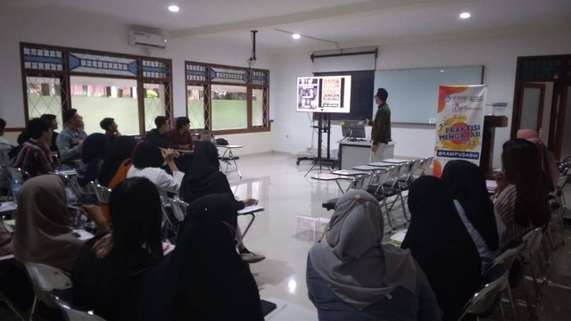 Kelas Praktisi Pengajar arahan Kemendikbudristek yang diimplementasikan oleh STIE Malangkucecwara. Foto / Feni Yusnia