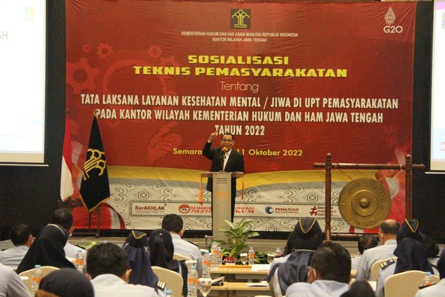 Kepala kantor Wilayah Kemenkumham Jateng