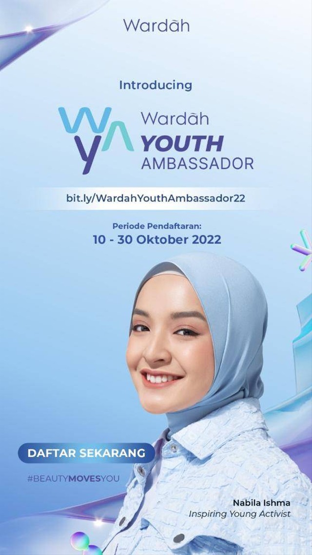 Wardah Yout Ambassador 2022 telah dibuka. Foto: Dok. Wardah