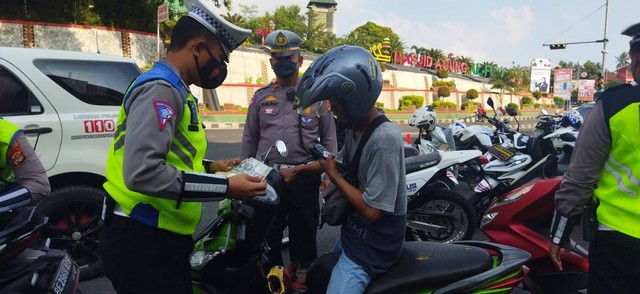 Ilustrasi penegakkan hukum di Kota Bandar Lampung. | Foto: Polresta Bandar Lampung
