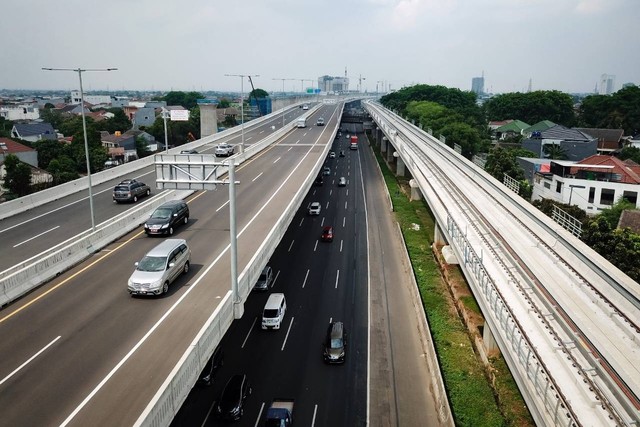 Jalan Layang Tol MBZ. Foto: Dok. Jasa Marga