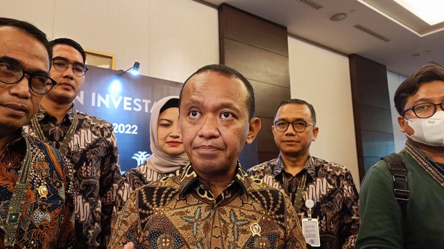 Menteri Investasi/Kepala Badan Koordinasi Penanaman Modal (BKPM) Bahlil Lahadalia dalam acara Anugerah Layanan Investasi (ALI) 2022 di Hotel Fairmont, Rabu (12/10/2022). Foto: Narda Margaretha Sinambela/kumparan