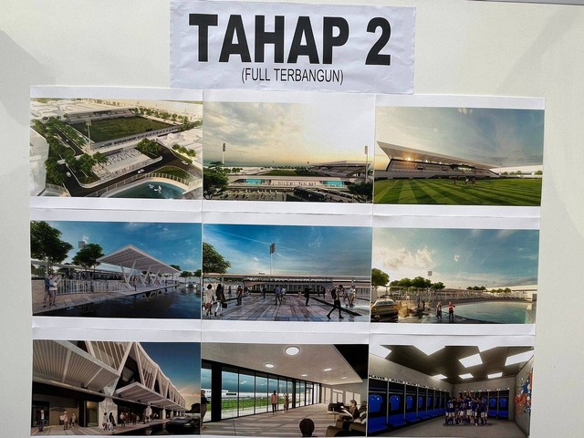 Pencanangan revitalisasi Stadion Tugu, Jakarta Utara, Rabu (12/10/2022). Foto: Haya Syahira/kumparan