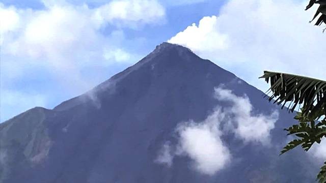 Gunung Karangetang di Kabupaten Kepulauan Sitaro.