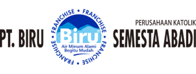 Logo Air Biru. Foto: Air Minum Biru