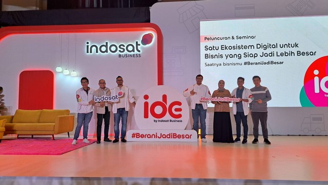 IOH dan Google Cloud Indonesia meluncurkan Indosat Digital Ecosystem. Foto: Rian Ramadhan/kumparan
