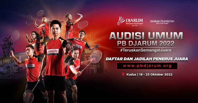 Audisi Umum PB Djarum 2022 untuk #TeruskanSemangatJuara. Foto: dok Djarum Foundation