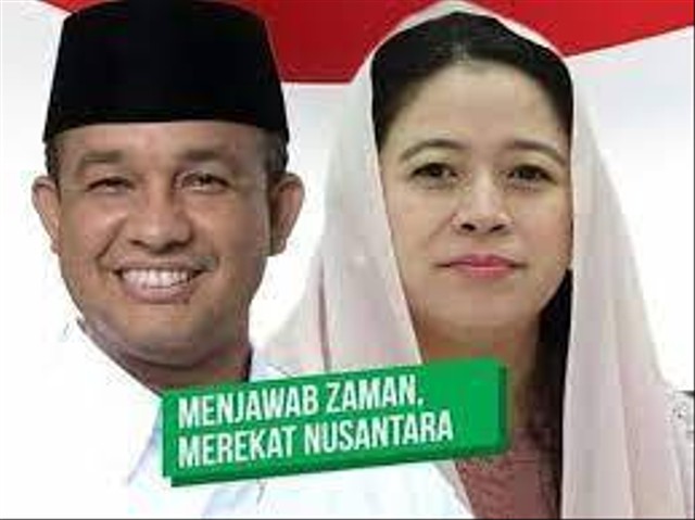 Gambar : Anies Baswedan dan Puan Maharani