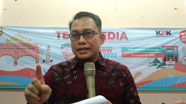 Kabag Pemberitaan KPK, Ali Fikri. | Foto: Bella Sardio/ Lampung Geh