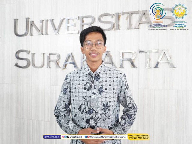 Hardika Dwi Hermawan, S.Pd., M.Sc., dosen Pendidikan Teknik Informatika Universitas Muhammadiyah Surakarta. Foto Humas UMS