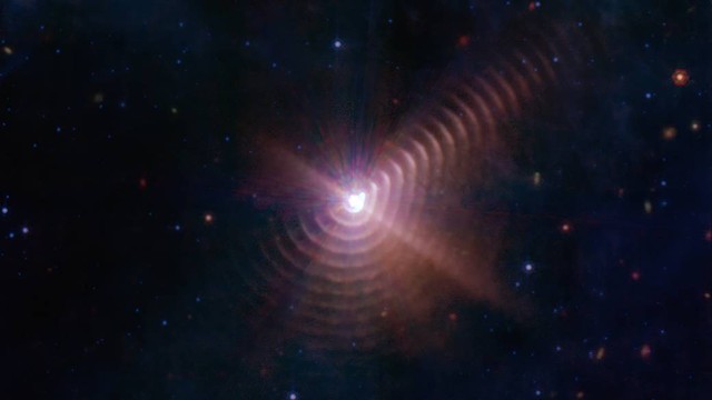 Teleskop Luar Angkasa James Webb (JWST) NASA menangkap penampakan sidik jari di luar angkasa. Foto: NASA