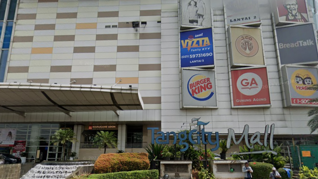 Cara ke Tangcity Mall, Foto: Google Street View