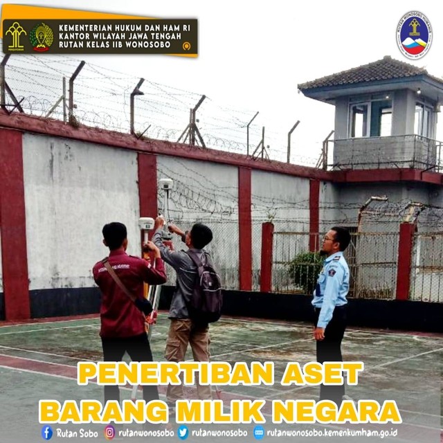 (DOKUMEN RUTAN WONOSOBO )Kegiatan Pengukuran Tanah Rutan Wonosobo