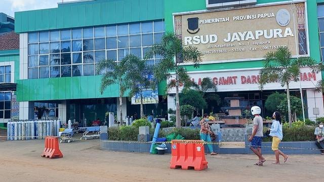 RSUD Jayapura, rumah sakit terbesar di Papua yang minim sarana dan prasarana. (BumiPapua.com/Katharina) 