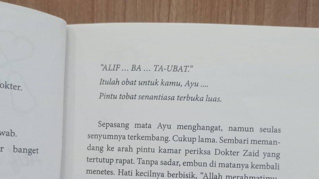 Sumber foto: Buku Novel Dokter yang Dirindukan