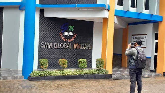 SMA Global Madani Bandar Lampung. | Foto: Sinta Yuliana/Lampung Geh