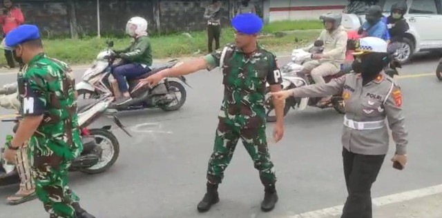 Lokasi anak tabrak orang tuanya yang merupakan anggota TNI di Batakan, Balikpapan Timur, Senin (17/10).  Foto: Dok. Istimewa