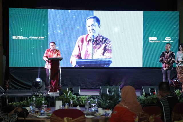 Pengumuman pemenang lomba bank sampah yang diselenggarakan PT Pegadaian. dok
