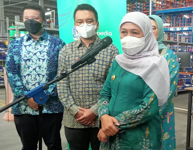 Gubernur Jawa Timur Khofifah Indar Parawansa. Foto: Masruroh/Basra