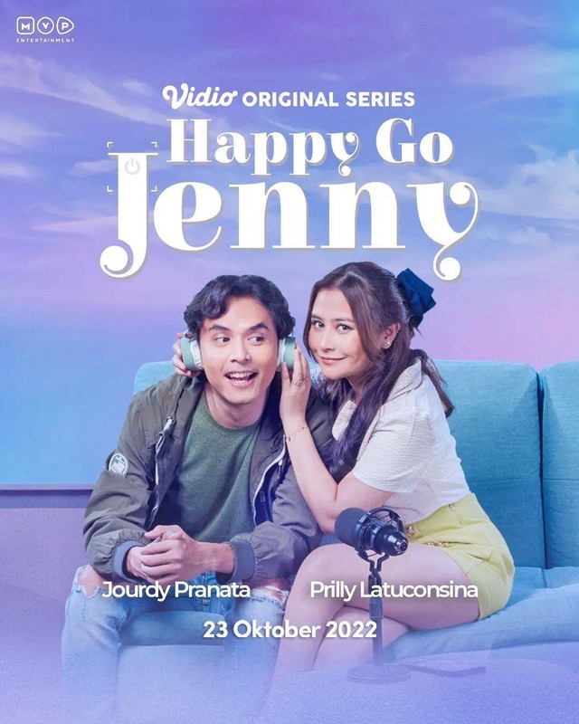 Prilly Latuconsina dan Jourdy Pranata di serial Happy Go Jenny. Foto: Instagram/@mvpentertainment_id