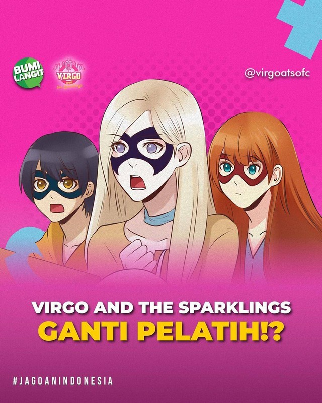 Virgo and The Sparklings! Foto: Instagram/@virgoatsofc