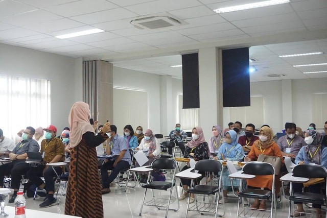 Fakultas Kedokteran (FK) Universitas Muhammadiyah Purwokerto (UMP) gelar Workshop Penguji OSCE (Objective Structured Clinical Examination) dan Pelatihan Pasien Standar Uji Kompetensi Mahasiswa Program Profesi Dokter (UKMPPD)