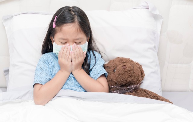 Ilustrasi Anak Flu Foto: Shutterstock