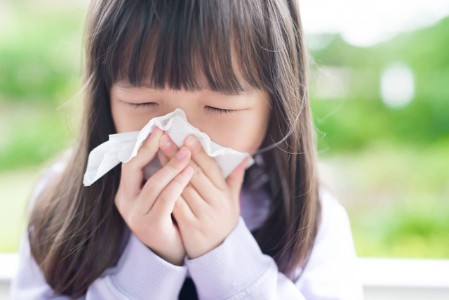 Ilustrasi Anak Flu Foto: Shutterstock