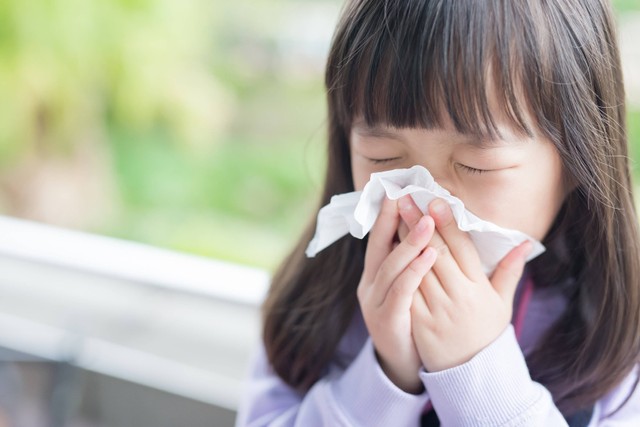 Ilustrasi Anak Flu Foto: Shutterstock